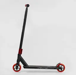 Самокат трюковий Best Scooter 50х10х82 см Чорно-червоний 000231690 - мініатюра 4