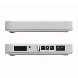 Джерело безперебійного живлення для роутера ColorWay Mini DC UPS, White, 10000 mAh (37Wh), 1xDC (12V/1.4A), 1xDC (9V/1.8A), 1xDC (5V/1.8A), 1xUSB (5V/1.8A), PoE (15V/1.3A / 24V/0.9A), індикатор заряду (CW-PB100LI3WT) - мініатюра 4