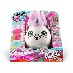 Набір DIY AIRBRUSH PLUSH - Hair'iffic "Зроби зачіску - Принцеса" з іграшковим аерографом CanalToys Art.AIR040/1