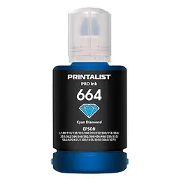 Чорнило PRINTALIST 664 для Epson L110/L210/L300 140г Cyan водорозчинне (PL664C) - мініатюра 5
