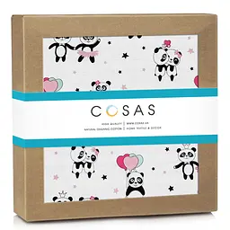 Муслінові пелюшки 75x75 ROSE PANDA COSAS (4822052434437) - мініатюра 2