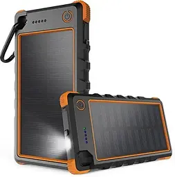 Портативна батарея Solar Power Bank 10000 mAh IC-PC25B Сонячний зарядний пристрій - мініатюра 2