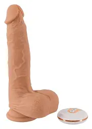 Вібратор You2Toys Natural Thrusting Vibe 21 см тілесний - мініатюра 3