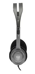 Комп'ютерна гарнітура Logitech H110 Silver (981-000271) - мініатюра 3