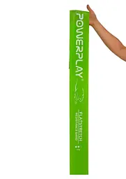 Стрічка-еспандер для фітнесу та реабілітації PowerPlay 4112 0.5 мм MediBand Medium Зелена (9 кг) (PP_4112_Green_Medium) - мініатюра 3
