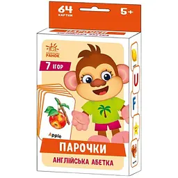 Настільна гра Ranok Creative Парочки: Англійський алфавіт 7 ігор 1392002