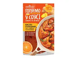 Приправа ПРИПРАВКА Соус Кисло-СОЛОДКИЙ 140г імбир + апельсин