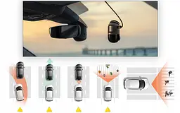 Відеореєстратор автомобільний 70mai Dash Cam Omni X200 64 GB червоний - мініатюра 9