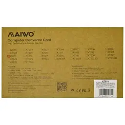 Контролер Maiwo Multi-Size PCIex4 & SATA to M.2 (M-Key or B-key) KT015 SSD (45774) - мініатюра 7