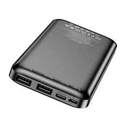 Зовнішній акумулятор компактний BOROFONE BJ27 Pindar 10000mAh чорний - мініатюра 4