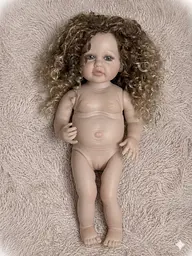 Реалістична Кукла Реборн 55 см повністю вінілова Doll Reborn Baby К0100507 - мініатюра 3