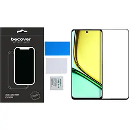 Захисне скло BeCover для Realme C67 Black (710633) - мініатюра 2