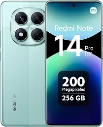 Смартфон Xiaomi Redmi Note 14 Pro 5G 8/256GB Coral Green (with charger) (Global Version)