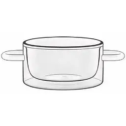Ємність з ручками Luigi Bormioli Thermic Glass 270 мл (A11638G3902AA01)