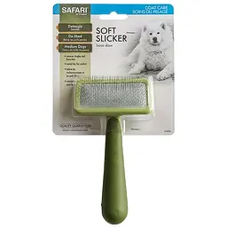 М'яка пуходерка для собак та котів Safari Soft Slicker Brush (W404)