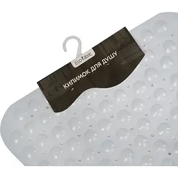 Килимок для душу трикутний Eco Fabric Сфери 72х51 см білий (7251-002) - мініатюра 5
