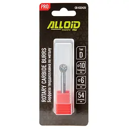 Борфреза Alloid Building Tools твердосплавна по металу тип D 10 мм (CB-63242D) - мініатюра 4