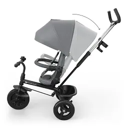 Триколісний велосипед Kinderkraft Aston 2 Plus Grey (KRASTO02GRYPL00)  - мініатюра 3
