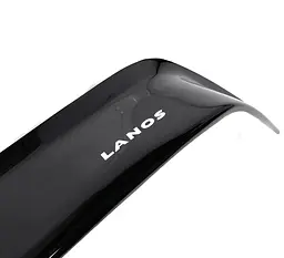 Cпойлер заднього скла козирок для Daewoo Lanos седан будиночком Г-подібний Voron Glass - мініатюра 5