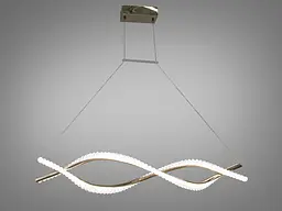 Люстра стельова LED Diasha 8112/900GD, 55W, 3025 лм, золото, сучасний стиль для дому