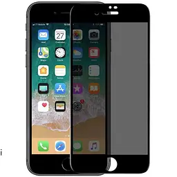Захисне скло Privacy 5D (тех.пак) для Apple iPhone 7 plus / 8 plus (5.5) Чорний