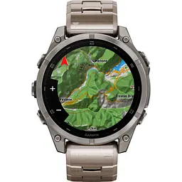 Смарт-годинник Garmin Fenix 8 AMOLED Sapphire 47mm Titanium with Vented Titanium Bracelet [010-02904-40] [115090] - мініатюра 8