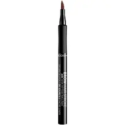 Маркер для брів Gosh Brow Hair Stroke 24H Semi Tattoo Brow Liner Brown тон 001, 1 мл - мініатюра 2