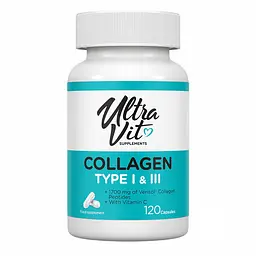 Гідролізований Колаген 1 и 3 типу Collagen Type I & III - 120 капсул
