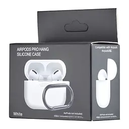 Чехол Silicone Case 1,2mm для AirPods Pro белый - миниатюра 2