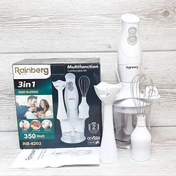 Блендер Rainberg RB — 6202 350 Вт 3 в 1 заглибний блендер подрібнювач - мініатюра 3