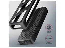 Кишеня для накопичувача AXAGON Armored Box (EEM2-20G) - мініатюра 4