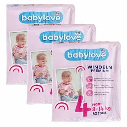 Підгузки Babylove Premium 4 Maxi (8-14 ) кг 126 шт