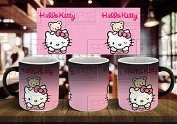 Чашка "Hello Kitty" 330 мл Хамелеон глянцевий червоний