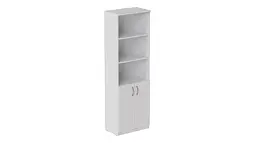 Шафа Анжело Ferrum-decor на 5 полиць з 2 дверима 1900x600x380 ДСП Біла 16 мм (FRD-104995) - мініатюра 3