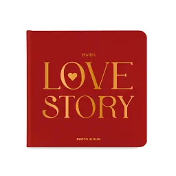 Фотоальбом «Love story» червоний