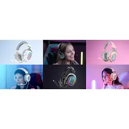 Навушники Fifine RGB рожеві (H6P) - мініатюра 7