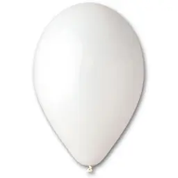 Кулька повітр. латексна 12"/30см біла №G110/11011(100) поштучно