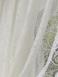 Кухня тюль молочна "Турецькі огірки" 550х170 - мініатюра 3