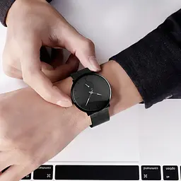 Чоловічий наручний годинник Skmei 9185 design black - мініатюра 5