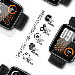 Гідрогелева плівка на годинники Realme Watch 3 Pro ArmorStandart захисна плівка для смарт годинників прозора (ARM64722) - мініатюра 2
