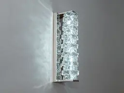 Світильник настінний LED Diasha F3820-120x460, 14W, хром, сучасний стиль, висота 46 см, світловий потік 770 лм, 220V - мініатюра 2