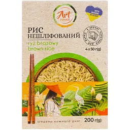 Рис Art Foods Браун нешліфований 200 г - мініатюра 2