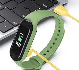 Зарядний кабель ArmorStandart для Xiaomi Mi band 7/6/5 Yellow (ARM65669) - мініатюра 2