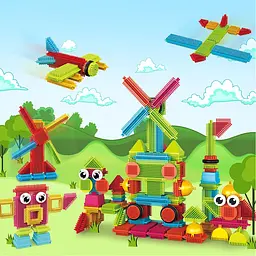 Конструктор HEDGEHOG BUILDING BLOCKS SET PTB112/22631 PICASSO TILES 112 деталей в коробці - мініатюра 5