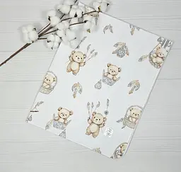 Пелюшка дитяча a.l.babybox Ведмедикова казка багаторазова непромокаюча 80x100 см (30810132)