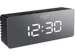 Настільний годинник Adler AD 1189 Black