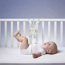 Іграшка музична з нічником Chicco Місячне зайченя, біле (11129.00) - мініатюра 2