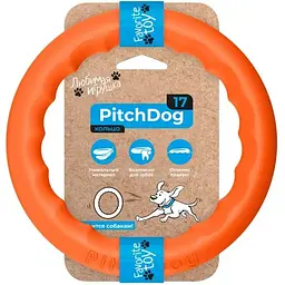 Кільце для апортування PitchDog 17, 17 см, оранжевий (62364)