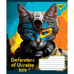 Набір зошитів Yes Defenders Of Ukraine A5 в клітинку 60 листів 10 шт. (766469) - мініатюра 5