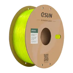 Пластик для 3D-принтера eSUN TPU HIGH SPEED 1.75 мм 1 кг FLUORES YELLOW (TPU-HS175F-Y1P1) - мініатюра 1